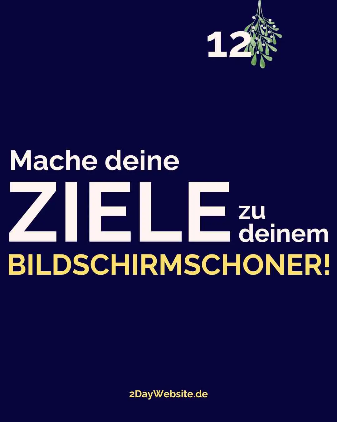 Business-Erfolg heißt Ziele immer im Auge behalten